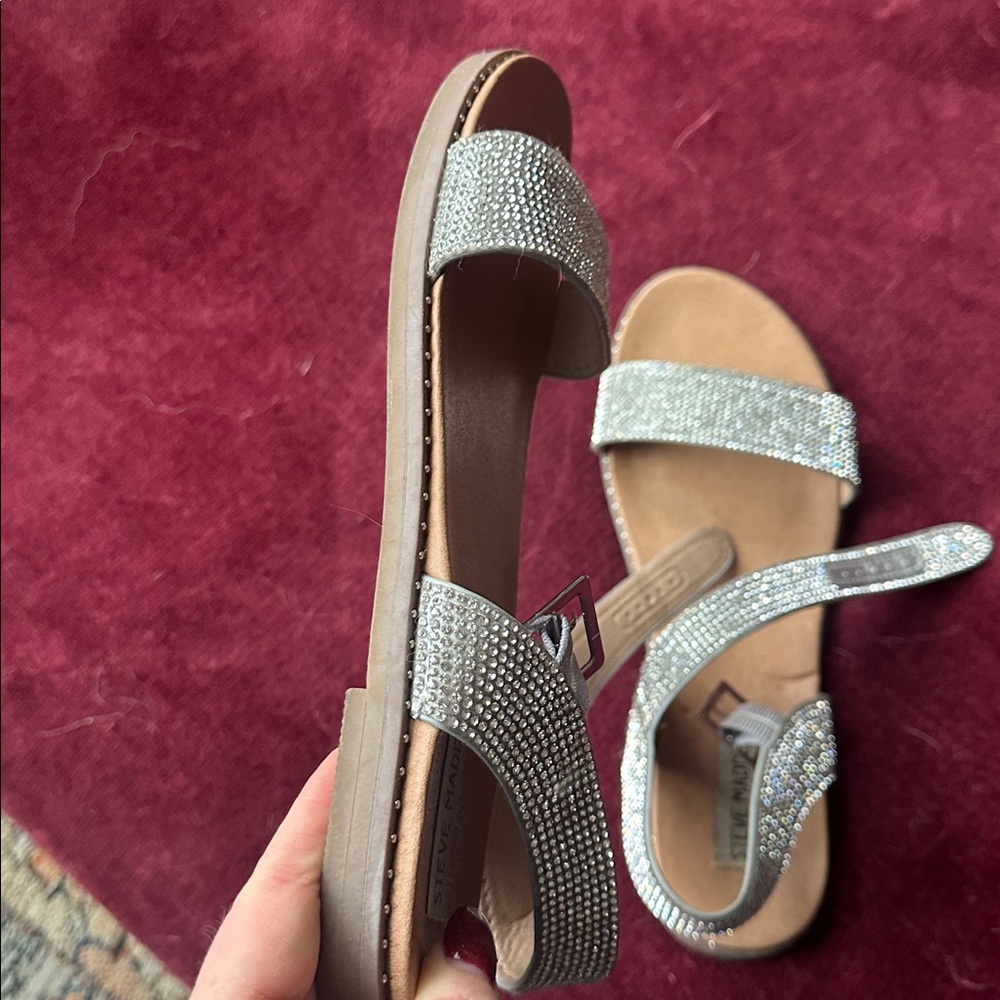 Steve Madden Rhinestone Sandals - Picture 3 of 3